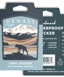 The Landmark Project Denali National Park Sticker
