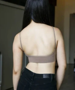 Leto Womens Low Back Bralette