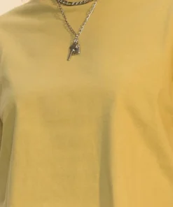 Double Zero Raw Edge Crop Tee New Arrivals