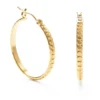 Amano Studio 1.25" Beaded Gold Hoops