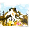 Tirzah Lane Mt Hood Oregon Shape Sticker