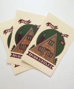 Nilina New Arrivals Pacific Northwest A Frame Postcard