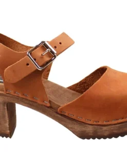 Lotta From Stockholm Brown Oiled Highwood Clog New Arrivals