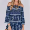 Raga Island Violet Romper Womens