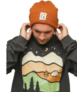 Keep Nature Wild Evergreen Cuff Beanie Copper New Arrivals