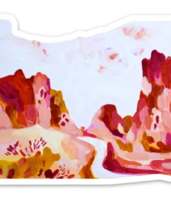 Tirzah Lane Smith Rock Oregon Shaped Sticker