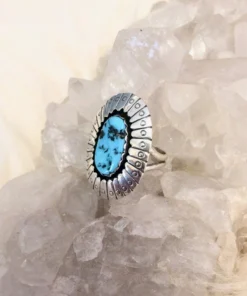 Thunderbird Concho Turquoise Ring